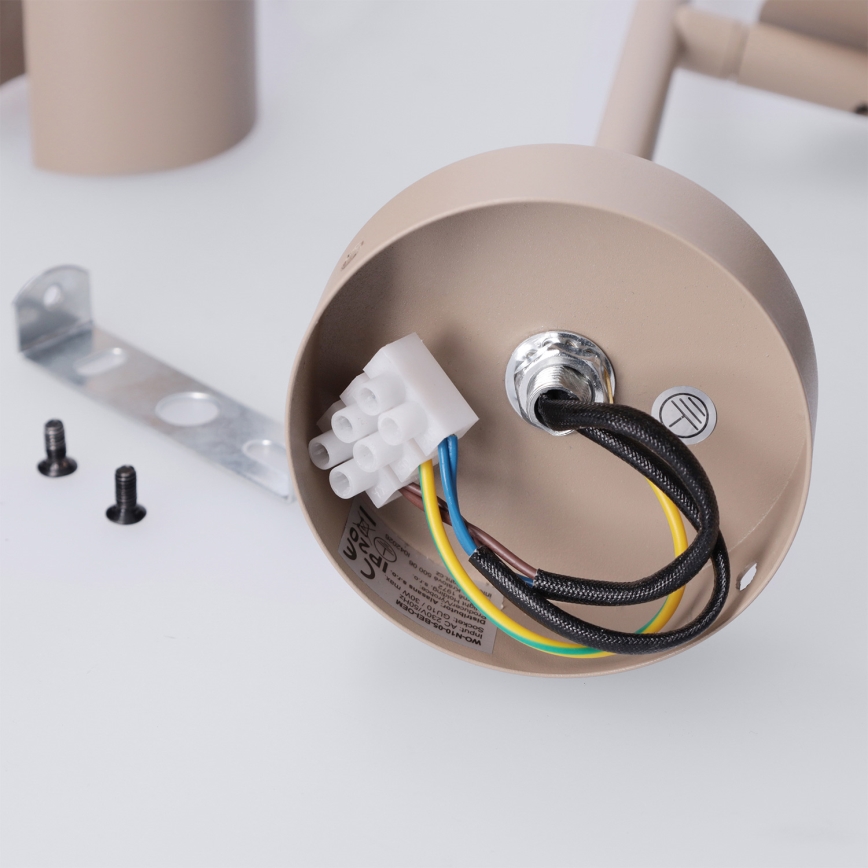 Brilagi - Deckenleuchte mit Stange BRANCH 2xGU10/30W/230V beige