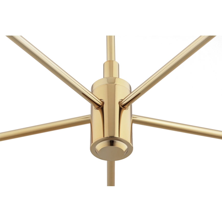 Brilagi - Deckenleuchte mit Stange MONTE 5xE27/60W/230V blau/gold
