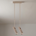 Brilagi - Deckenleuchte mit Stange SELE 2xGU10/30W/230V beige