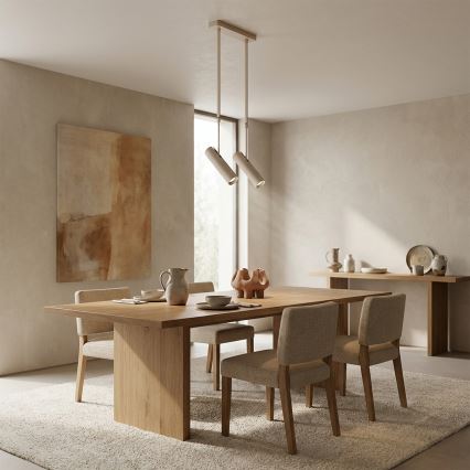 Brilagi - Deckenleuchte mit Stange SELE 2xGU10/30W/230V beige
