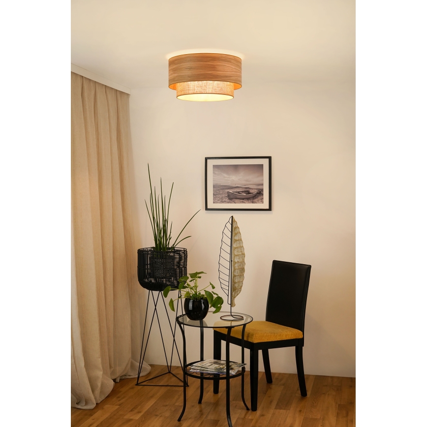 Brilagi - Deckenleuchte MONTANA BOHO 1xE27/15W/230V d 45 cm braun