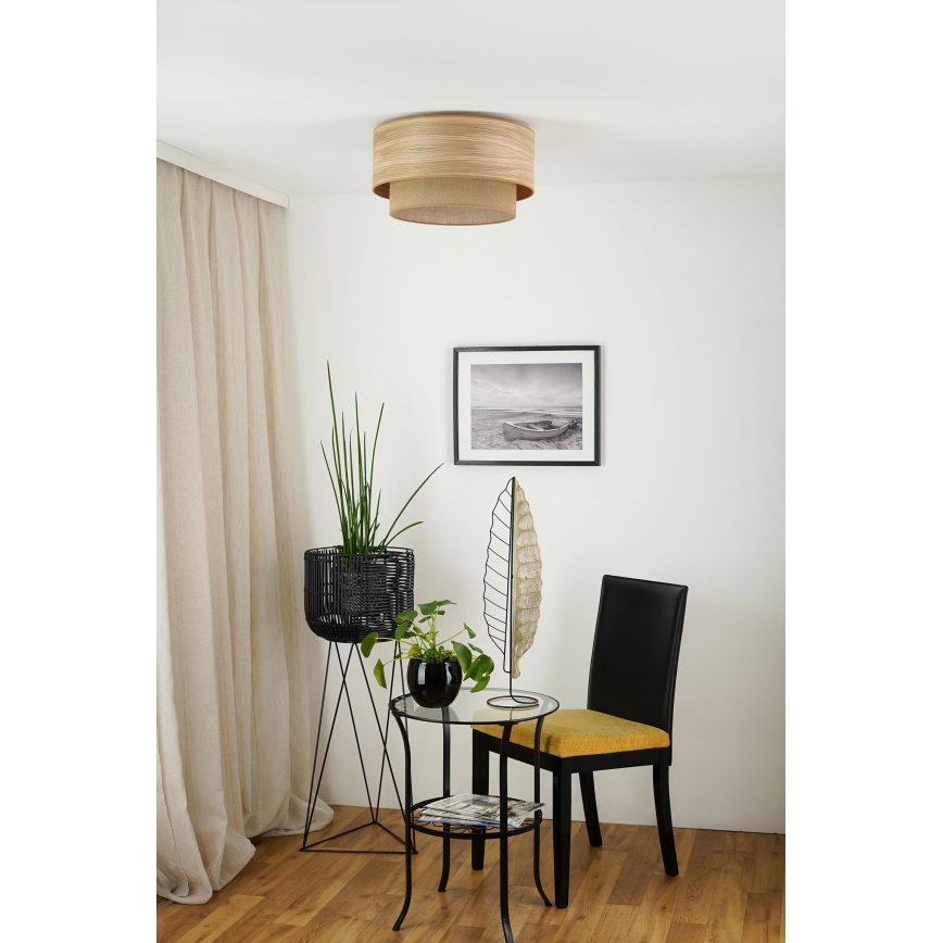 Brilagi - Deckenleuchte MONTANA BOHO 1xE27/15W/230V d 45 cm braun
