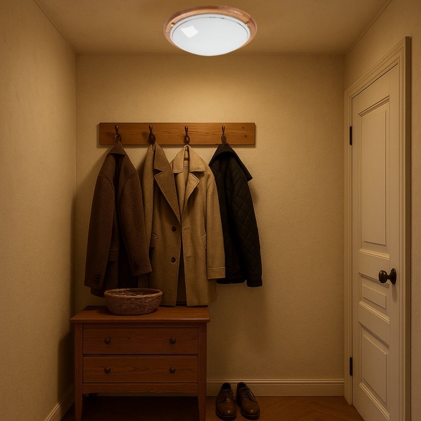 Brilagi - Deckenleuchte ORBIS 2xE27/60W/230V Ø 38 cm Kiefer