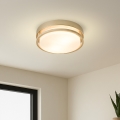 Brilagi - Deckenleuchte ORINO 2xE27/40W/230V Ø 27 cm Gold/Eiche