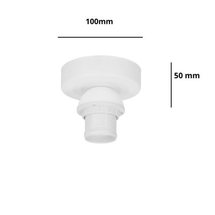 Brilagi - Deckenleuchte PARTY 1xE27/60W/230V Ø 10 cm weiß