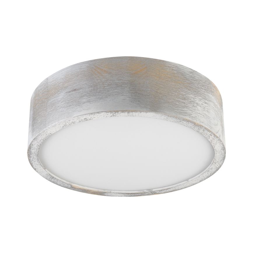 Brilagi - Deckenleuchte PINO 1xE27/15W/230V Kiefer/Silber Ø 27,5 cm