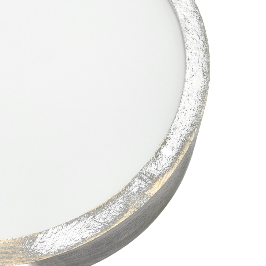 Brilagi - Deckenleuchte PINO 1xE27/15W/230V Kiefer/Silber Ø 27,5 cm