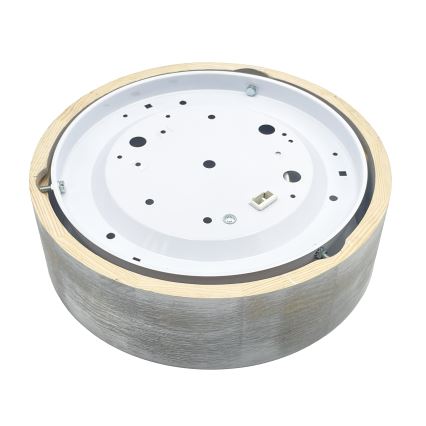 Brilagi - Deckenleuchte PINO 1xE27/15W/230V Kiefer/Silber Ø 27,5 cm