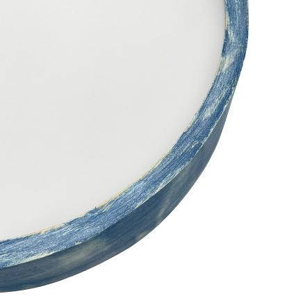 Brilagi - Deckenleuchte PINO 2xE27/15W/230V Kiefer/Blau, Ø 37,5 cm