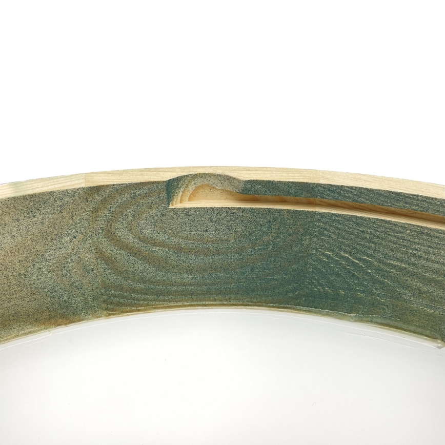 Brilagi - Deckenleuchte PINO 2xE27/15W/230V Kiefer/Grün Ø 37,5 cm