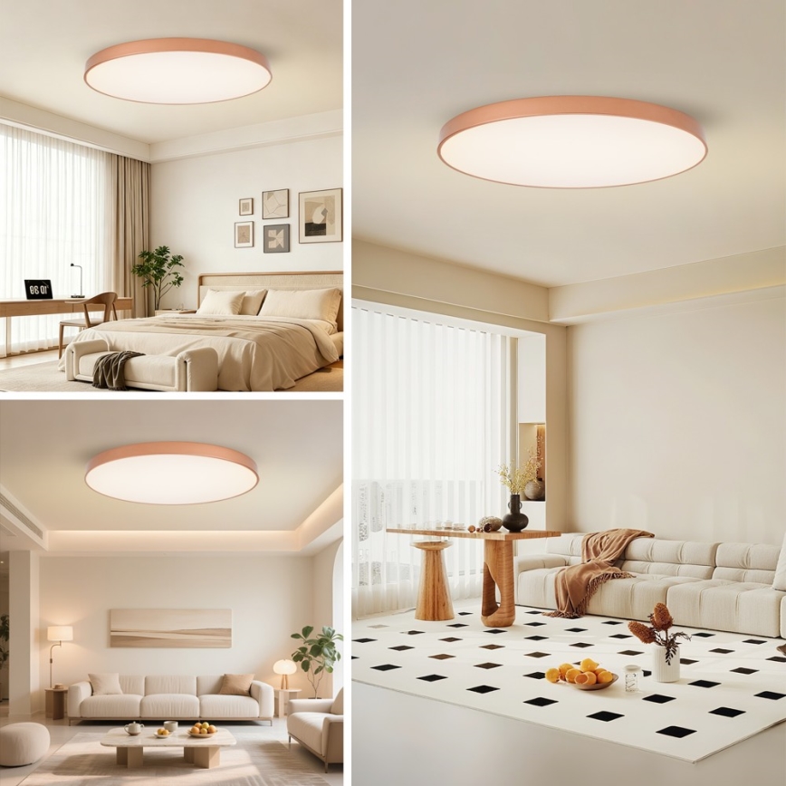 BRILAGI - LED-Deckenleuchte POOL LED/180W/230V 3000/4000/6000K Ø 120 cm bronzefarben