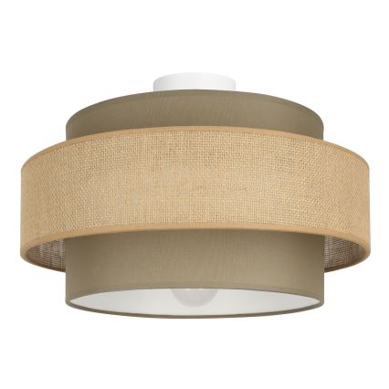 Brilagi - Deckenleuchte RESNA 1xE27/60W/230V Ø 40 cm braun/beige