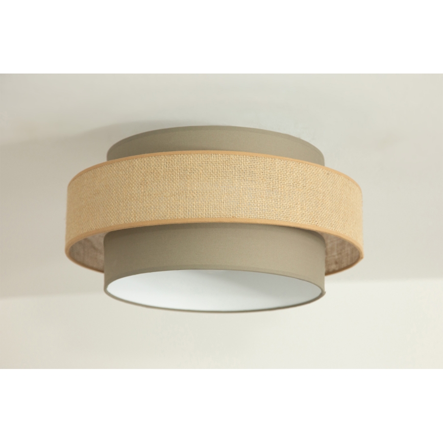 Brilagi - Deckenleuchte RESNA 1xE27/60W/230V Ø 40 cm braun/beige