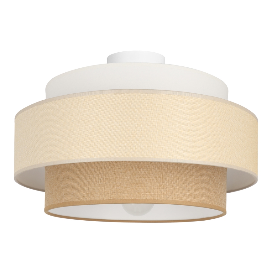 Brilagi - Deckenleuchte RESNA 1xE27/60W/230V Ø 40 cm creme/beige