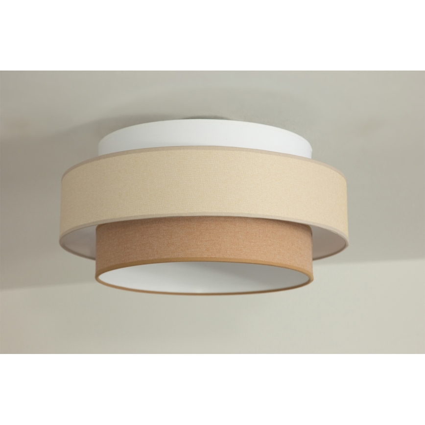 Brilagi - Deckenleuchte RESNA 1xE27/60W/230V Ø 40 cm creme/beige