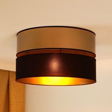 Brilagi - Deckenleuchte ROYAL 1xE27/15W/230V d 40 cm schwarz/golden