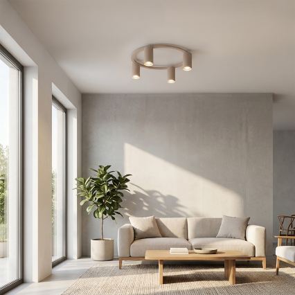 Brilagi - Deckenleuchte SELE 4xGU10/30W/230V beige