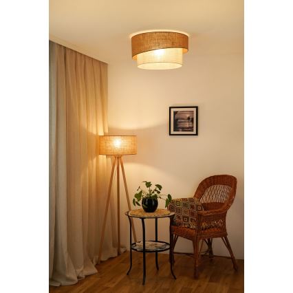 Brilagi - Deckenleuchte SHINE 1xE27/15W/230V d 50 cm beige/cremefarben
