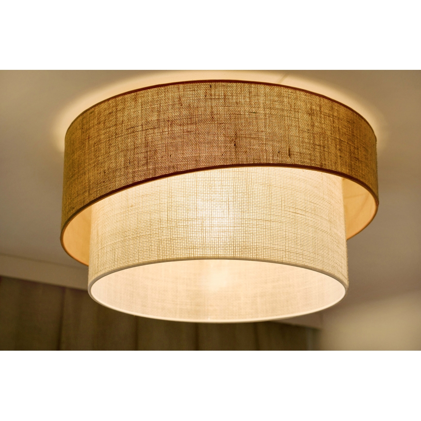 Brilagi - Deckenleuchte SHINE 1xE27/15W/230V d 50 cm beige/cremefarben