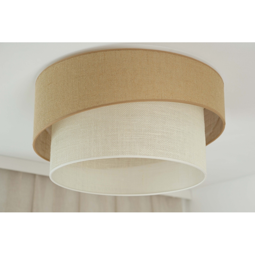 Brilagi - Deckenleuchte SHINE 1xE27/15W/230V d 50 cm beige/cremefarben