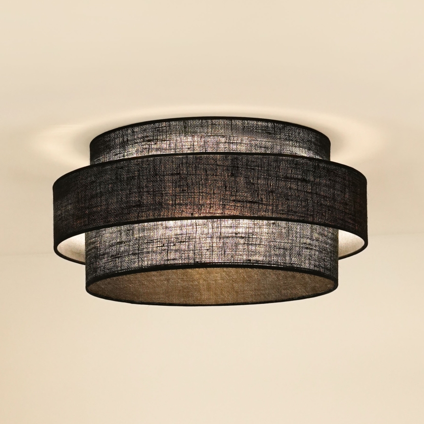 Brilagi - Deckenleuchte SPACE YUTE LED/12W/230V d 50 cm 3000K/4000K/6400K schwarz