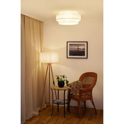 Brilagi - Deckenleuchte SPACE YUTE LED/12W/230V d 50 cm 3000K/4000K/6400K cremefarben