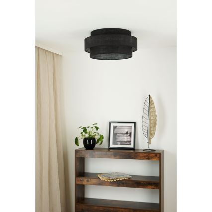 Brilagi - Deckenleuchte SPACE YUTE LED/12W/230V d 50 cm 3000K/4000K/6400K schwarz