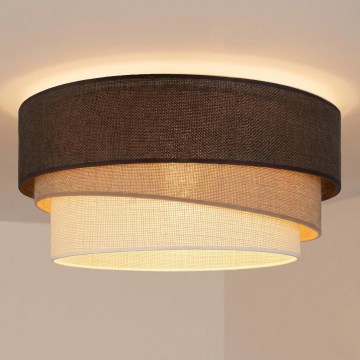 Brilagi - Deckenleuchte TRIO 1x E27/60W/230V Ø 40 cm braun/beige/weiß