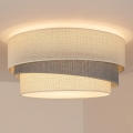 Brilagi - Deckenleuchte TRIO 1xE27/60W/230V Ø 40 cm creme/grau