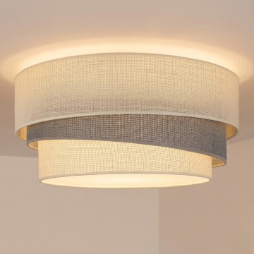 Brilagi - Deckenleuchte TRIO 1xE27/60W/230V Ø 40 cm creme/grau