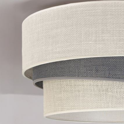 Brilagi - Deckenleuchte TRIO 1xE27/60W/230V Ø 40 cm creme/grau