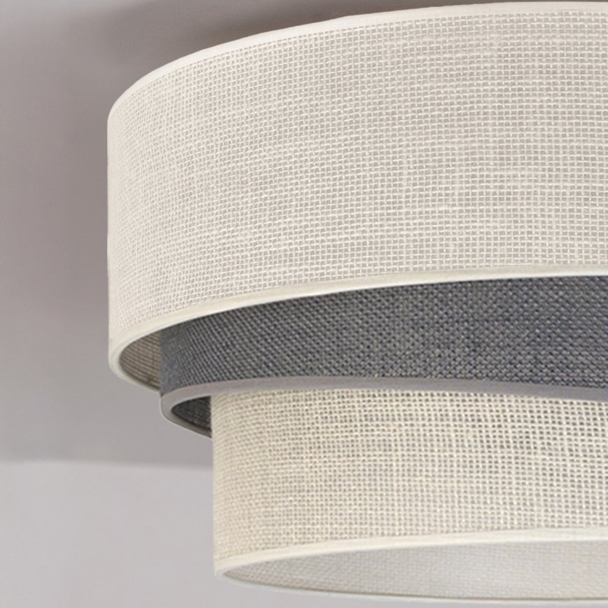 Brilagi - Deckenleuchte TRIO 1xE27/60W/230V Ø 40 cm creme/grau