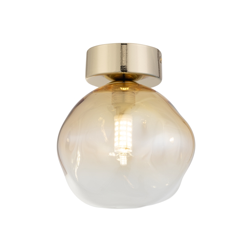 Brilagi - Deckenleuchte VULCANO 1xG9/8W/230V gold/rauchbeige