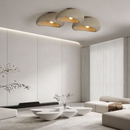 BRILAGI - Deckenleuchte WABI SABI 1xE27/60W/230V Ø 40 cm beige