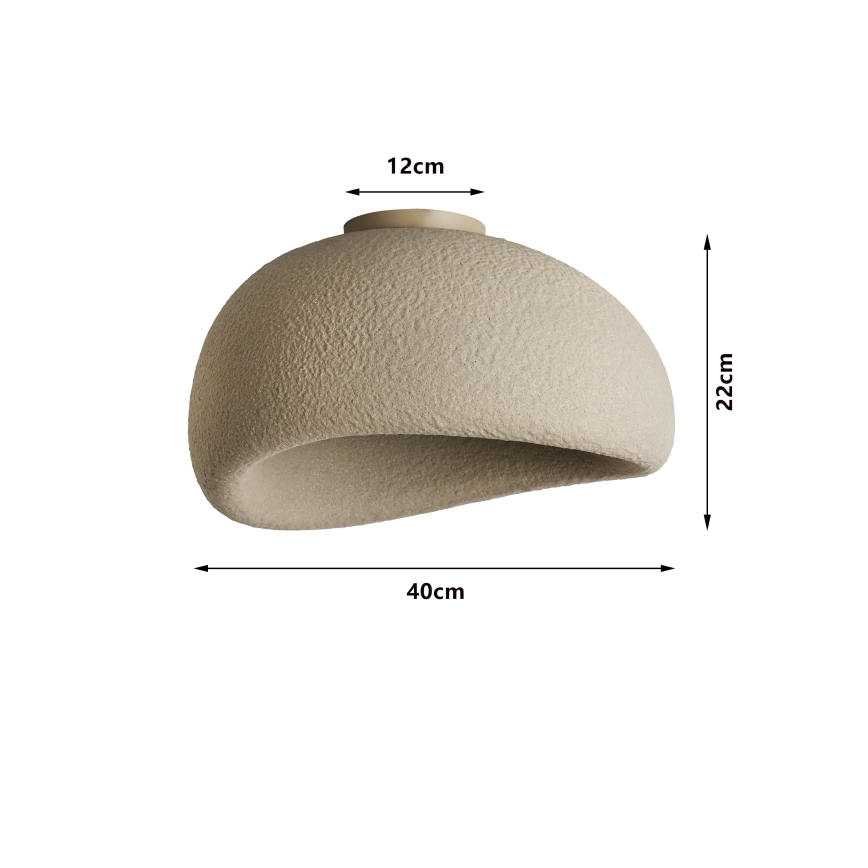 BRILAGI - Deckenleuchte WABI SABI 1xE27/60W/230V Ø 40 cm beige