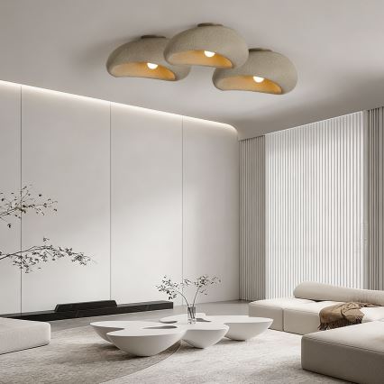 BRILAGI - Deckenleuchte WABI SABI 1xE27/60W/230V Ø 50 cm beige