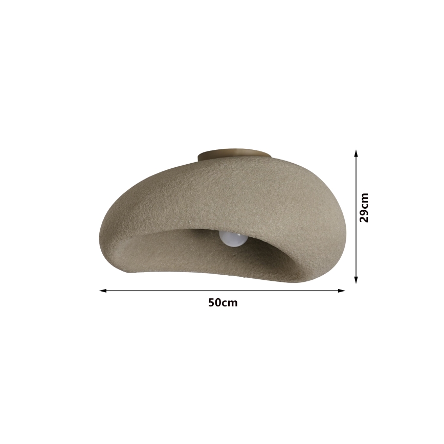 BRILAGI - Deckenleuchte WABI SABI 1xE27/60W/230V Ø 50 cm beige