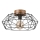 Brilagi - Deckenleuchte WOODY BASKET 1xE27/60W/230V Eiche Nussbaum