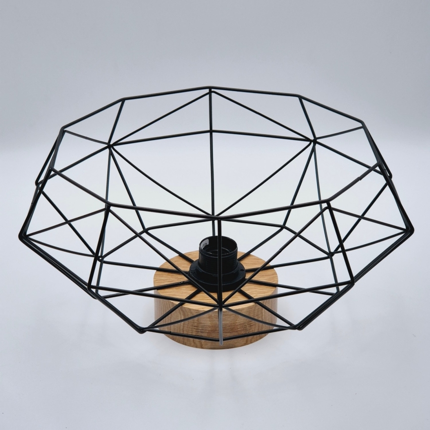 Brilagi - Deckenleuchte WOODY BASKET 1xE27/60W/230V Eiche Nussbaum