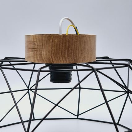 Brilagi - Deckenleuchte WOODY BASKET 1xE27/60W/230V Eiche Nussbaum
