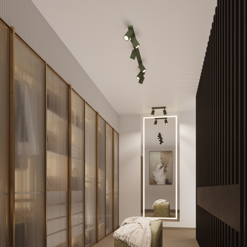 Brilagi - Deckenspot CRESTO 2xGU10/10W/230V grün