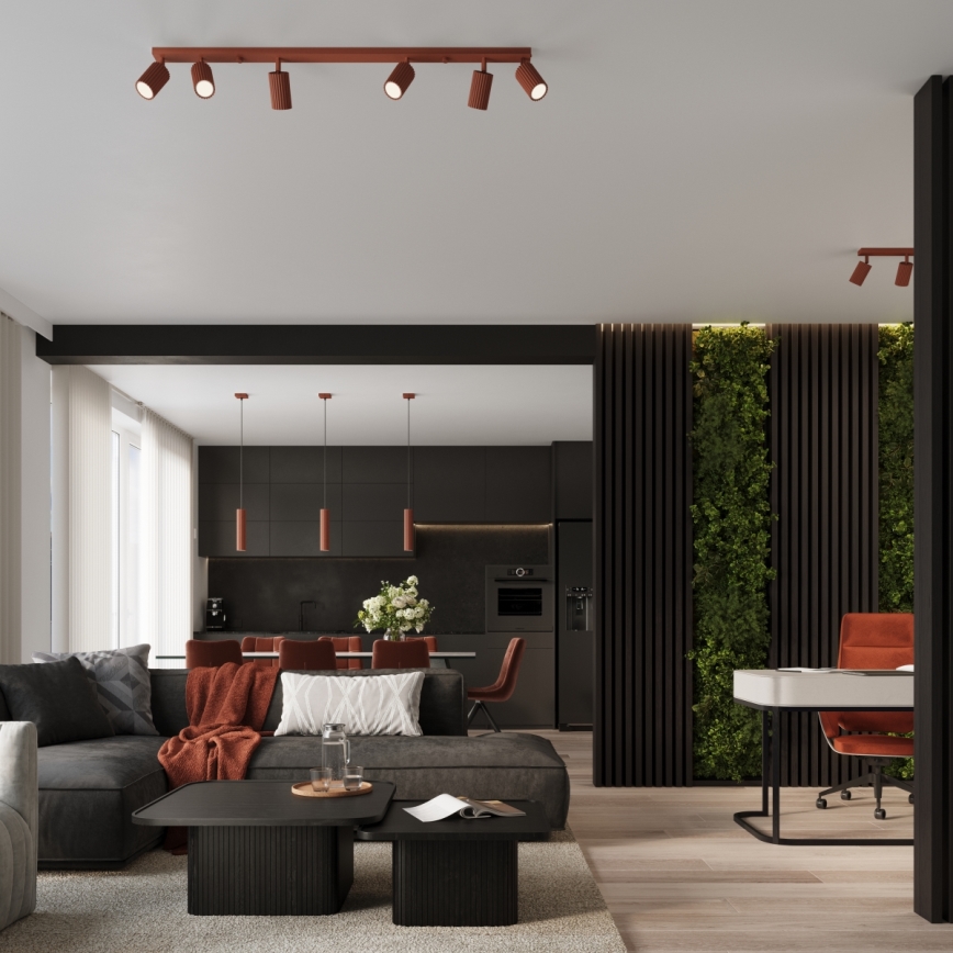 Brilagi - Deckenspot CRESTO 4xGU10/10W/230V rot