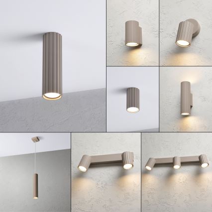 Brilagi - Deckenspot CRISPINA 1xGU10/10W/230V 20 cm Beige