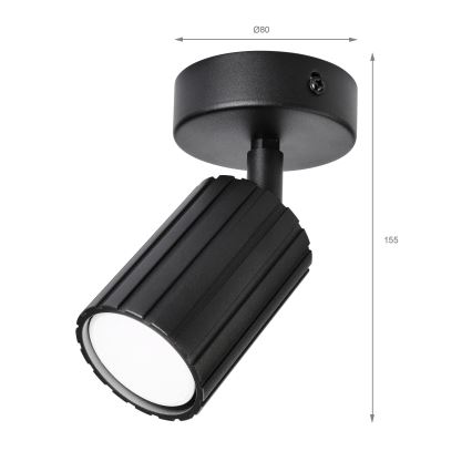 Brilagi - Deckenspot CRISPINA 1xGU10/10W/230V schwarz