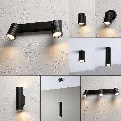 Brilagi - Deckenspot CRISPINA 2xGU10/10W/230V schwarz