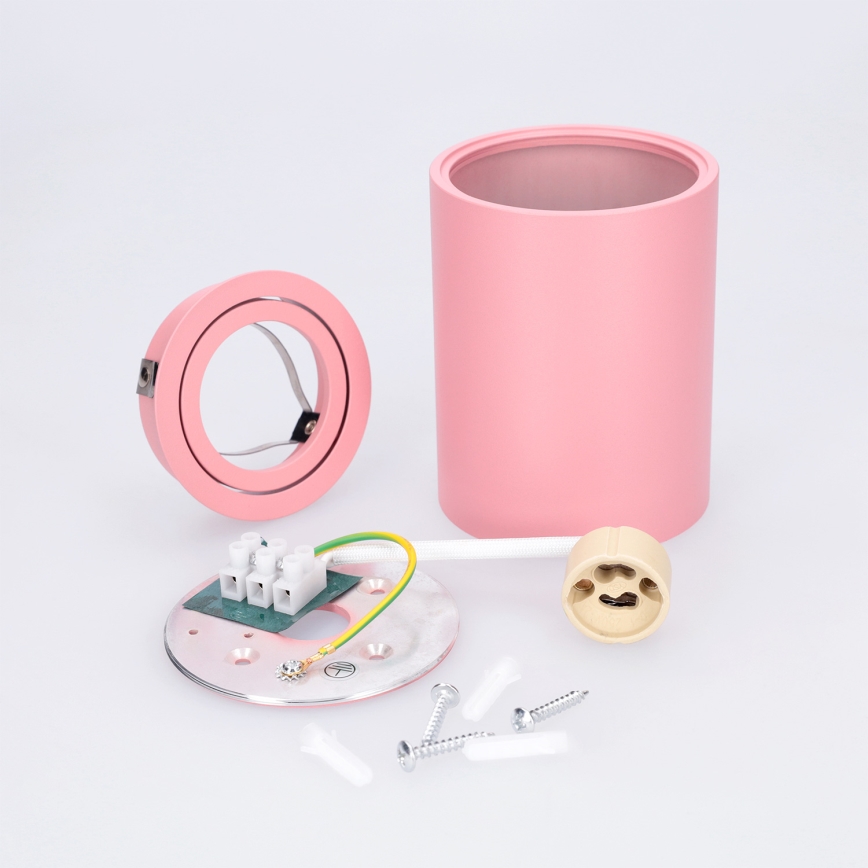BRILAGI - Deckenspot MIA 1xGU10/30W/230V 100x80 mm rosa