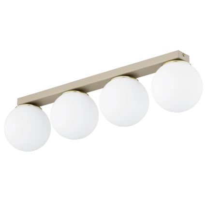 Brilagi - Deckenspot MILO 4xE27/60W/230V beige/gold