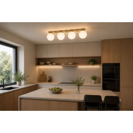 Brilagi - Deckenspot MILO 4xE27/60W/230V beige/gold