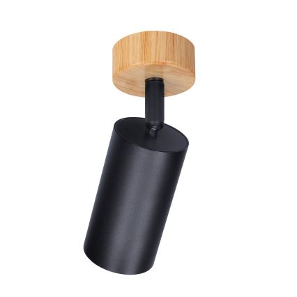 Brilagi - Deckenspot SELE 1xGU10/30W/230V schwarz/Eichen-Dekor