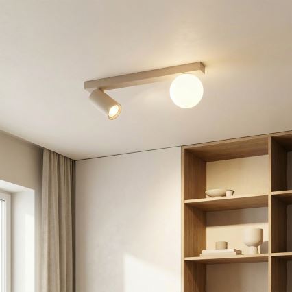 Brilagi - Deckenspot SELE BALL 1xGU10/30W/230V + 1xG9/10W beige